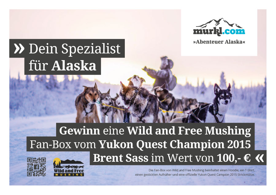 Gewinnspiel Wild and Free & murkl.com - Abenteuer Alaska