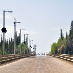 Die einzige Brücke über den Yukon auf alaskischer Seite ist die Yukon Bridge des Dalton Highway
