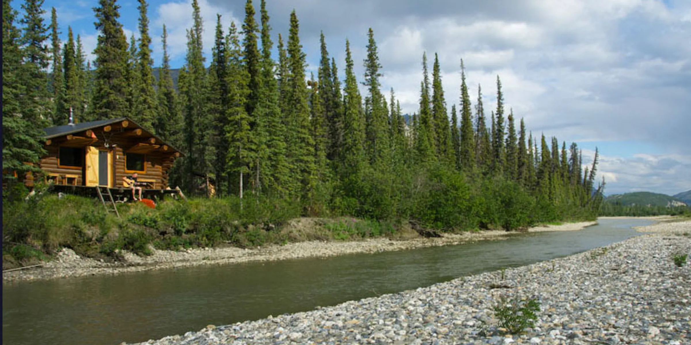 Arrigetch Peak Wilderness Cabin in der Brooks Range - Alaska
